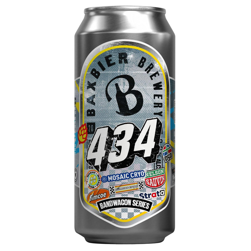 Bandwagon 434 - Baxbier IPA - Imperial / Double New England / Hazy 440ml