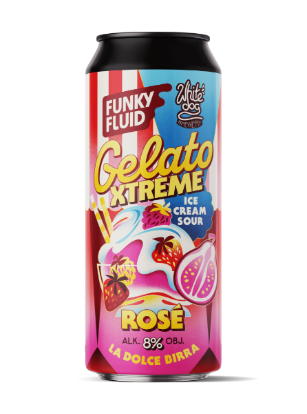 Gelato XTREME: Rose - Funky Fluid Sour - Smoothie / Pastry 500ml