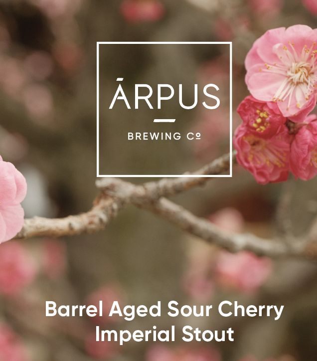 Barrel Aged Sour Cherry Imperial Stout - Ārpus Brewing Co. Stout - Imperial / Double Pastry 440ml