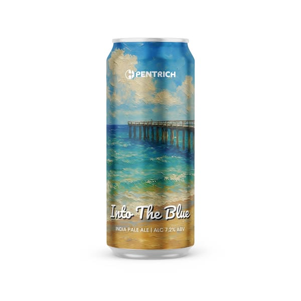 Into The Blue - Pentrich Brewing Co. IPA - New England / Hazy 440ml