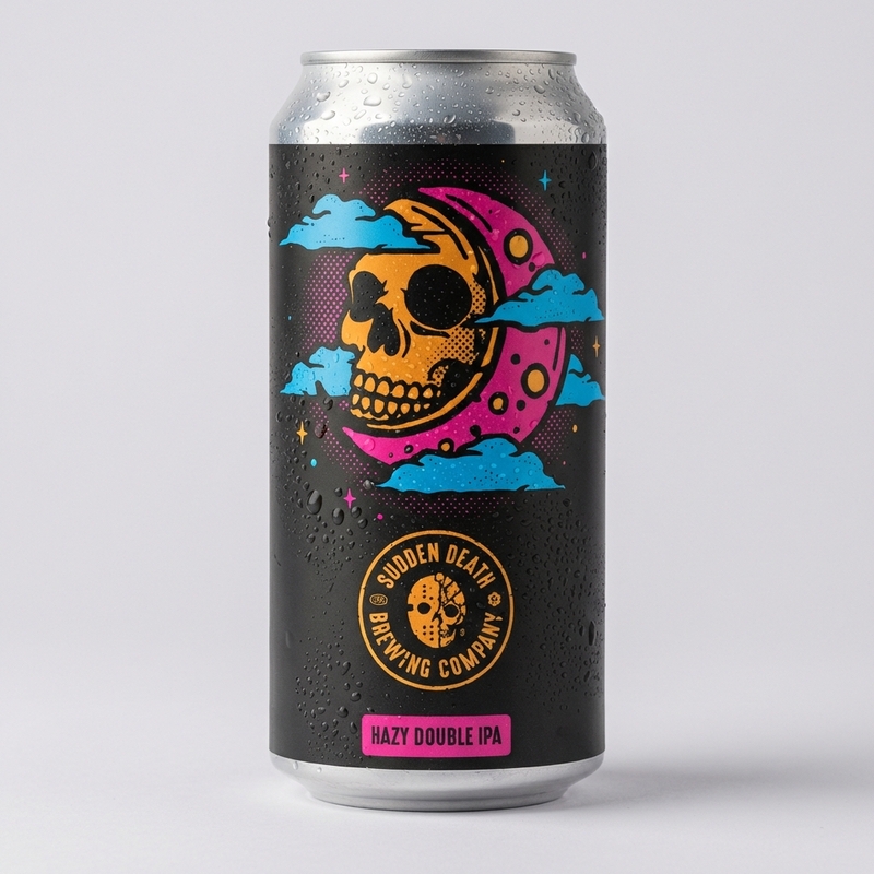 Luna Mortua - Sudden Death Brewing Co. IPA - Imperial / Double New England / Hazy 440ml