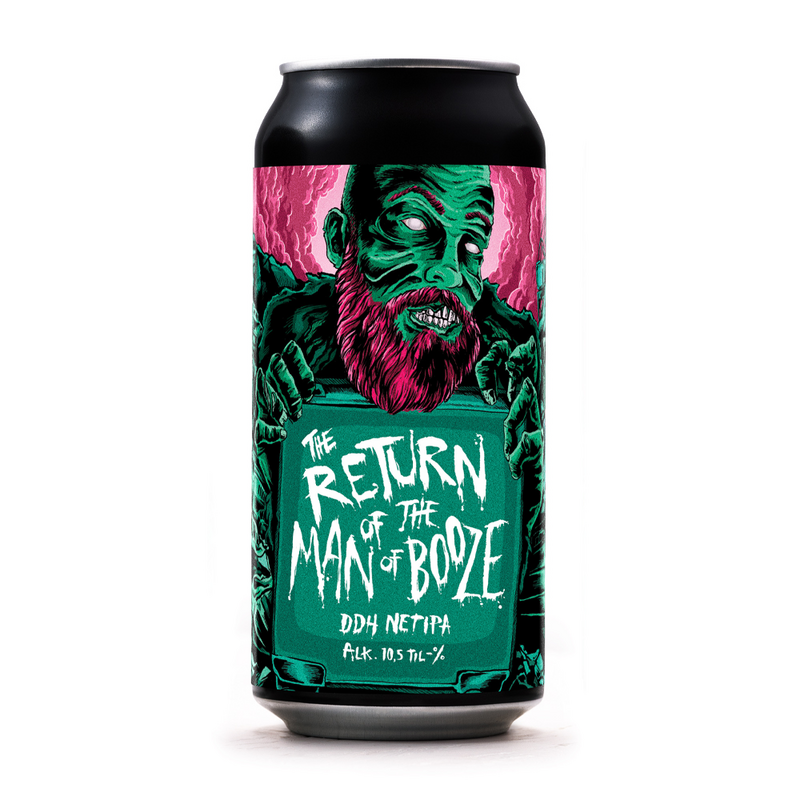 The Return of the Man of Booze - Panimoyhtiö Tuju IPA - Triple New England / Hazy 440ml