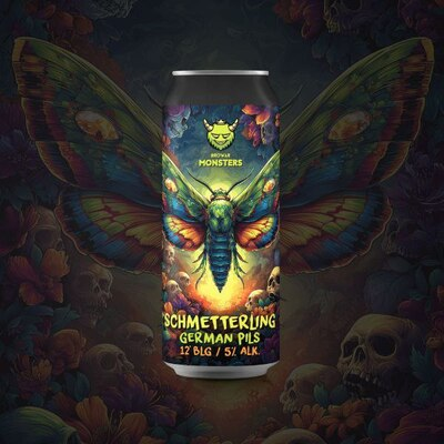 Schmetterling - Browar Monsters Pilsner - German 500ml