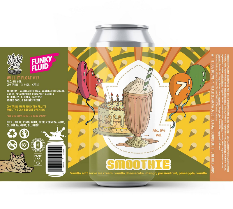 WILL IT FLOAT #17 - White Dog Brewery Sour - Smoothie / Pastry 440ml