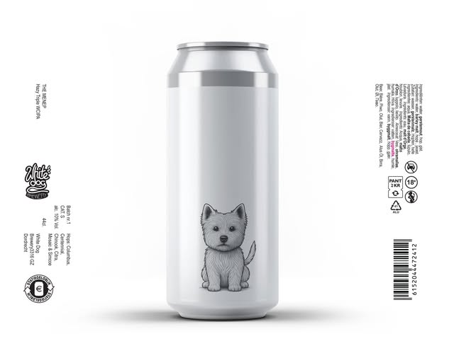 The Menep - White Dog Brewery IPA - Triple New England / Hazy 440ml
