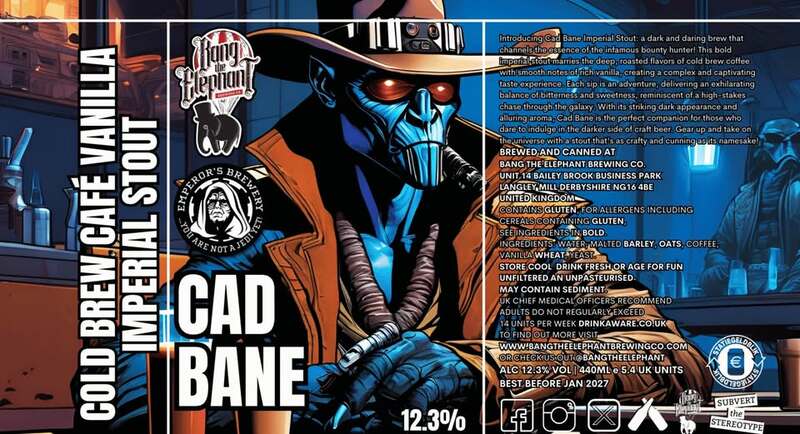 Cad Bane - Bang The Elephant Brewing Co Stout - Imperial / Double Coffee 440ml