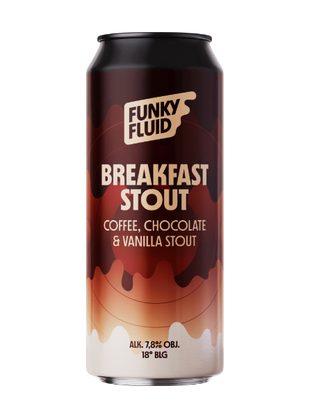 Breakfast Stout: Coffee, Chocolate & Vanilla - Funky Fluid Stout - Foreign / Export 500ml