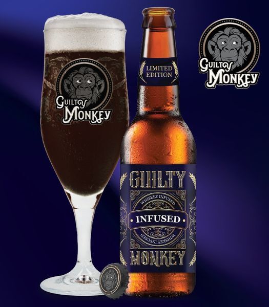 Whiskey Infused - Guilty Monkey Brewery Belgian Quadrupel 330ml