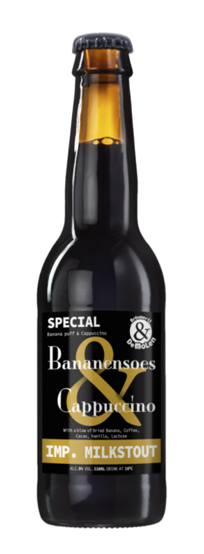 Bananensoes & Cappuccino - Brouwerij de Molen Stout - Imperial / Double Milk 330ml
