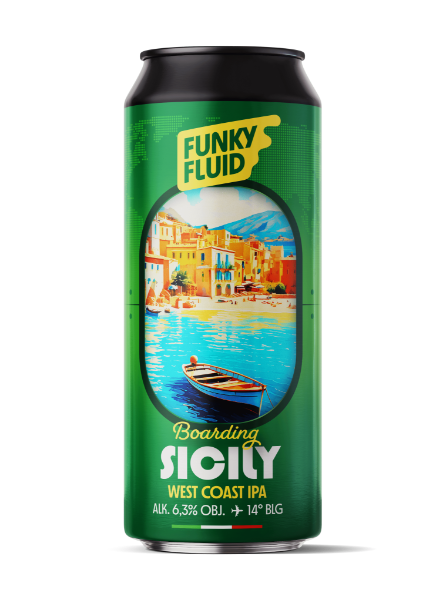 Boarding: Sicily - Funky Fluid IPA - American 500ml