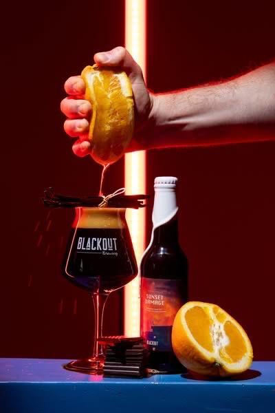 Sunset Damage - Blend Bourbon & Port BA - Blackout Brewing Stout - Imperial / Double 330ml