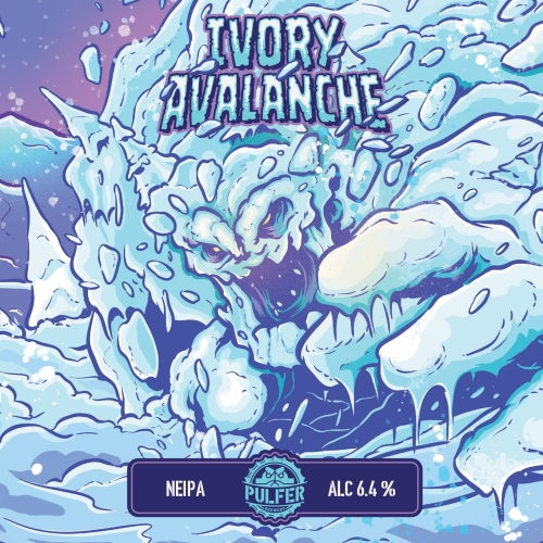 Ivory Avalanche - Pulfer Brewery IPA - New England / Hazy 500ml