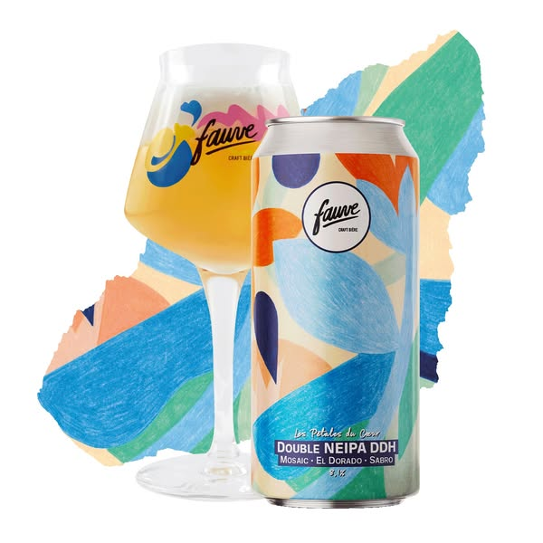 Les Pétales du Coeur - Fauve IPA - Imperial / Double New England / Hazy 440ml