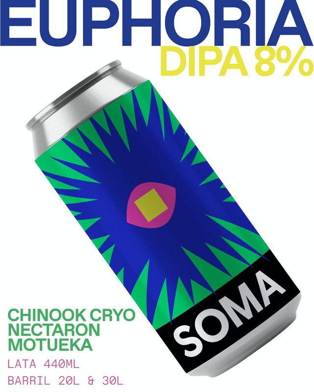 Euphoria - SOMA Beer IPA - Imperial / Double New England / Hazy 440ml