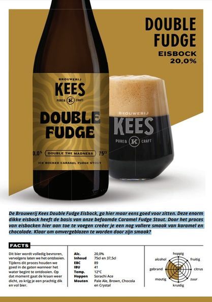 Double Fudge - Brouwerij Kees Bock - Eisbock 750ml