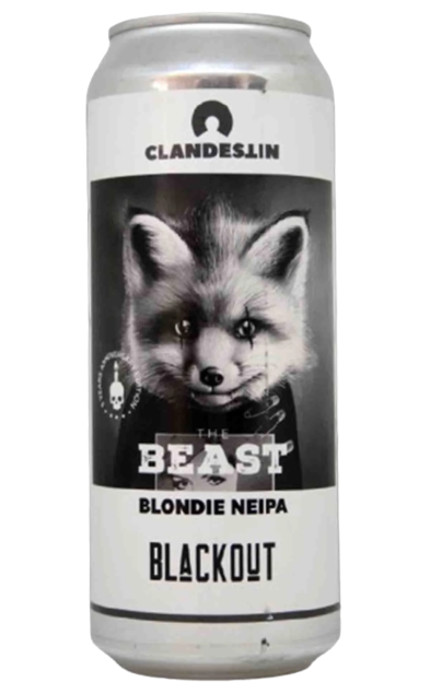 THE BEAST - Clandestin Beer IPA - New England / Hazy 500ml