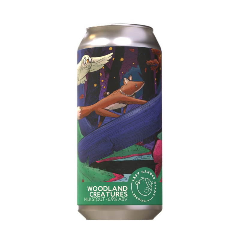 Woodland Creatures - Left Handed Giant Stout - Milk / Sweet 440ml