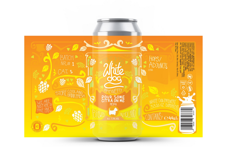 Pour some citra on me - White Dog Brewery IPA - New England / Hazy 440ml