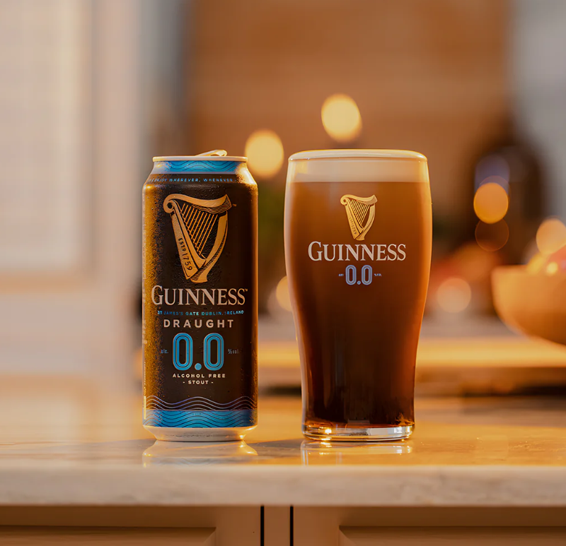 Guinness Draught 0.0 - Guinness Non-Alcoholic Beer - Porter / Stout 440ml