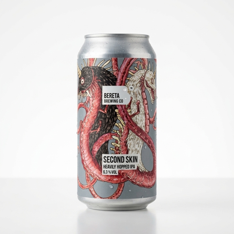 Second Skin - Bereta Brewing Co. IPA - New England / Hazy 440ml