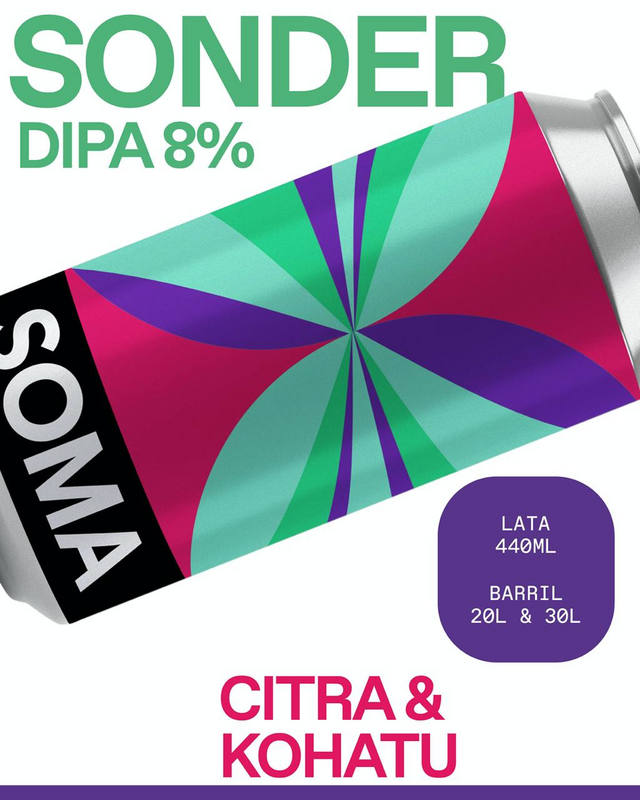 Sonder - SOMA Beer IPA - Imperial / Double New England / Hazy 440ml