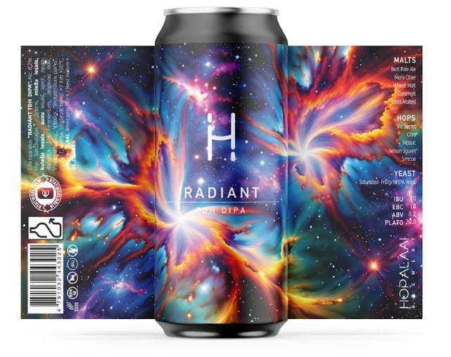 Radiant - Hopalaa IPA - Imperial / Double New England / Hazy 440ml