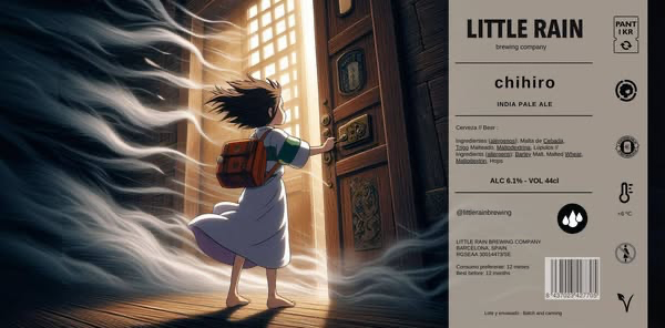 Chihiro - Little Rain Brewing Company IPA - New England / Hazy 440ml