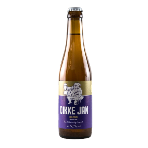 Dikke Jan Blond - Brouwerij Dikke Jan Belgian Blonde 330ml