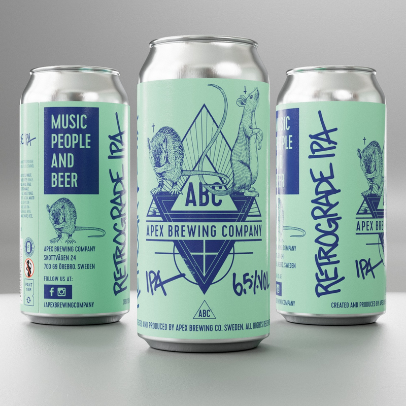 Retrogade - Apex Brewing Company IPA - New England / Hazy 440ml