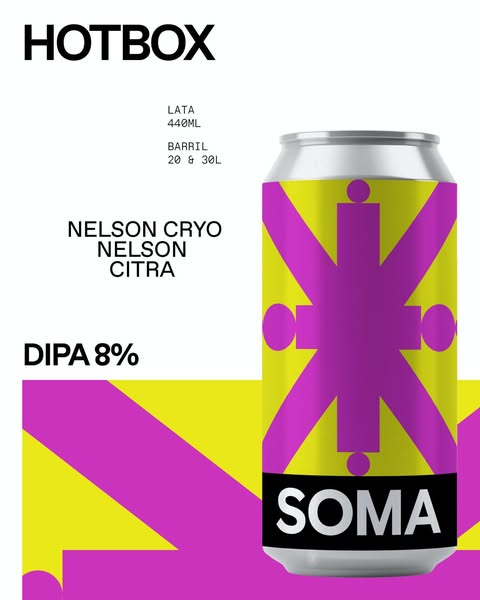 Hotbox - SOMA Beer IPA - Imperial / Double New England / Hazy 440ml