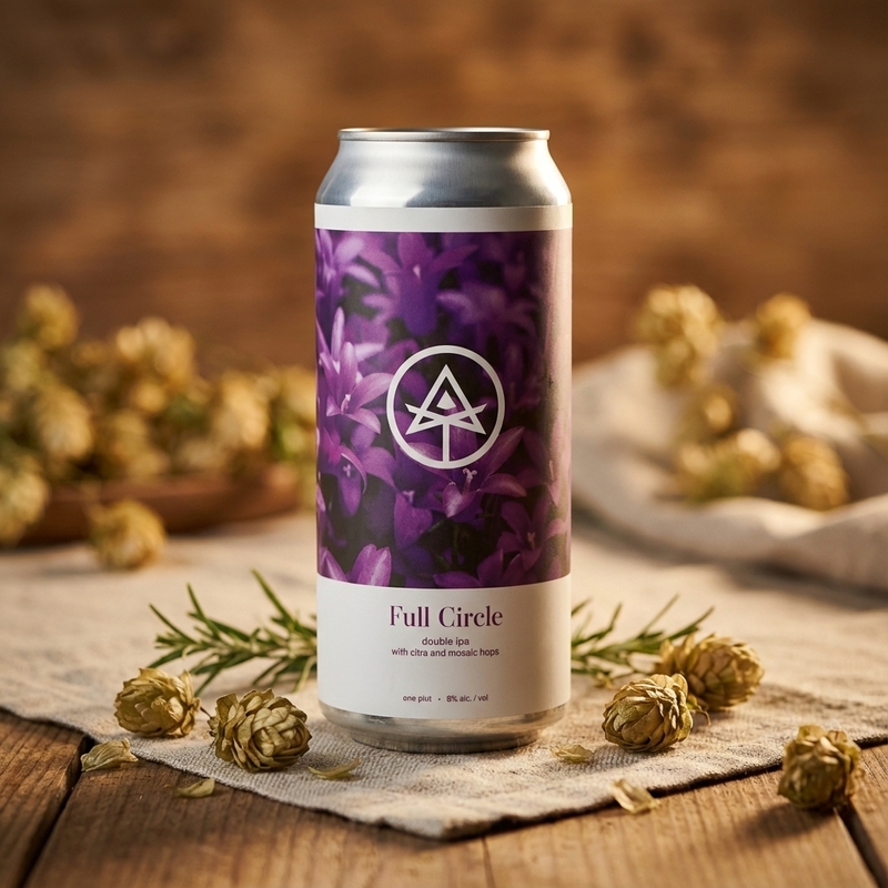 Full Circle - Autodidact Beer IPA - Imperial / Double New England / Hazy 473ml