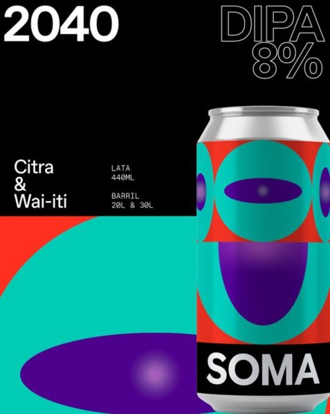 2040 - SOMA Beer IPA - Imperial / Double New England / Hazy 440ml