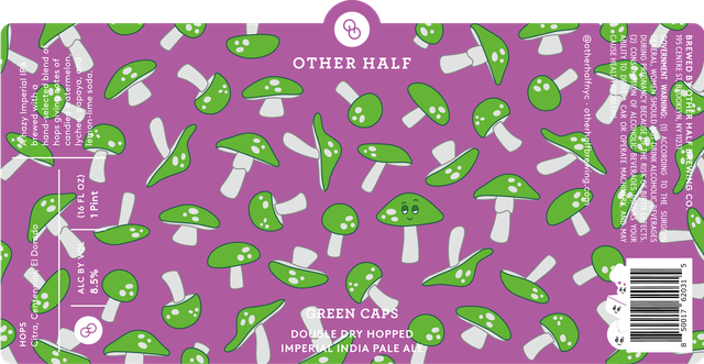 Green Caps - Other Half Brewing Co. IPA - Imperial / Double New England / Hazy 440ml