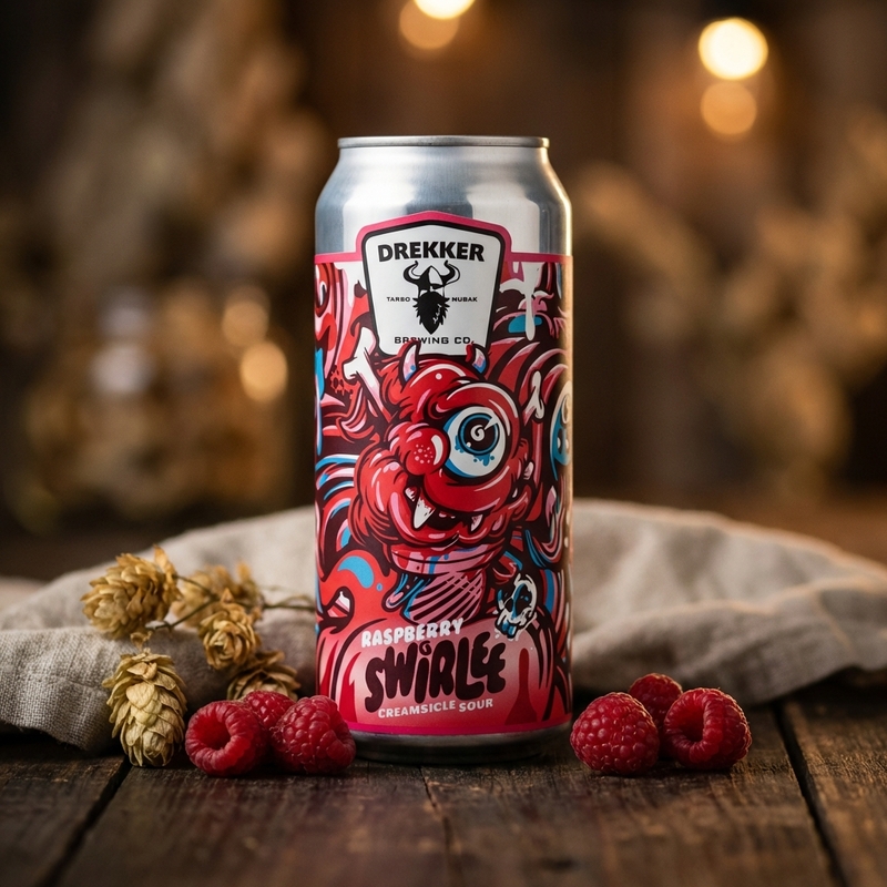 Swirlee - Raspberry Creamsicle - Drekker Brewing Company Sour - Smoothie / Pastry 473ml