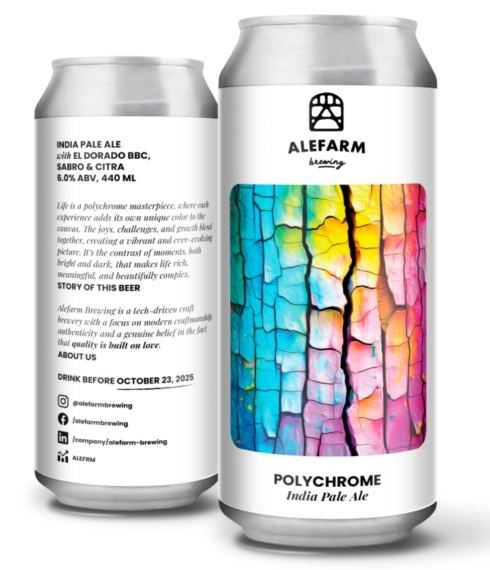 Polychrome - Alefarm Brewing IPA - New England / Hazy 440ml