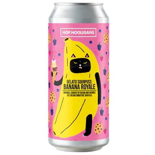 Gelato Sourpuss: Banana Royale - Hop Hooligans Sour - Smoothie / Pastry 500ml