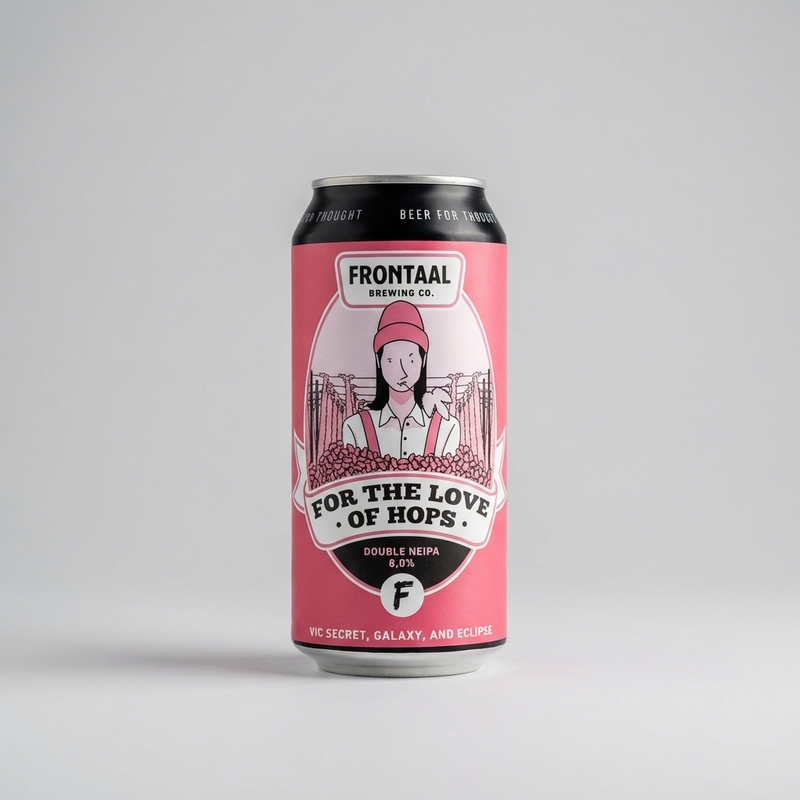 For The Love Of Hops ‘Vic Secret, Galaxy & Eclipse’ - Frontaal Brewing Co. IPA - Imperial / Double New England / Hazy 440ml