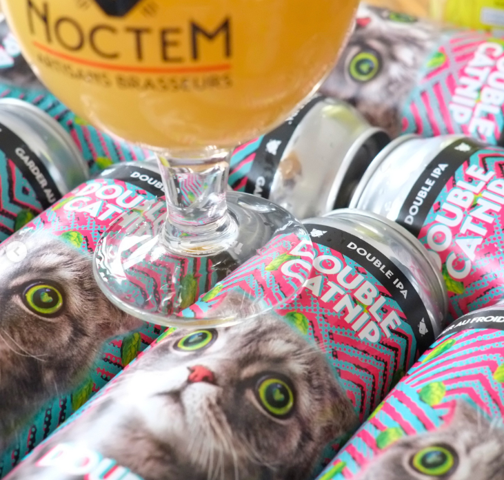 Double Catnip - Noctem Artisans Brasseurs IPA - Imperial / Double New England / Hazy 473ml