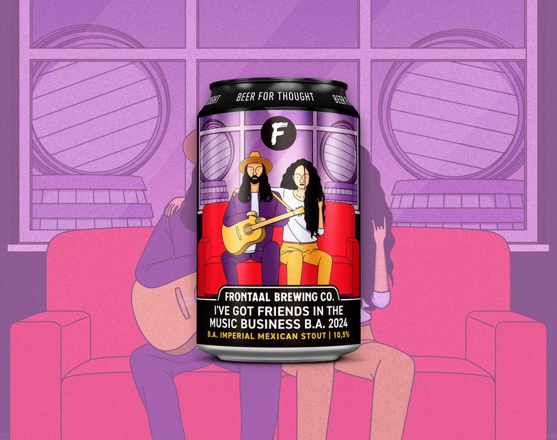 I've Got Friends In The Music Business BA - Frontaal Brewing Co. Stout - Imperial / Double 330ml