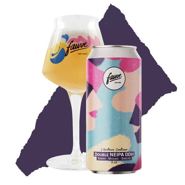 L'Histoire Continue - Fauve IPA - Imperial / Double New England / Hazy 440ml