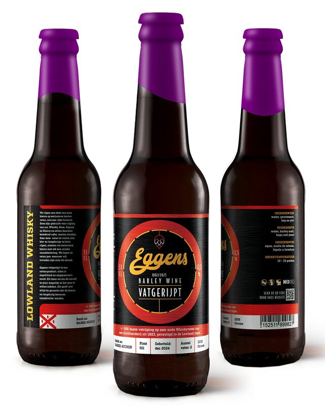 Lowland Whisky Barrel-Aged Barley Wine 002/2025 - Eggens Barleywine - Other 330ml