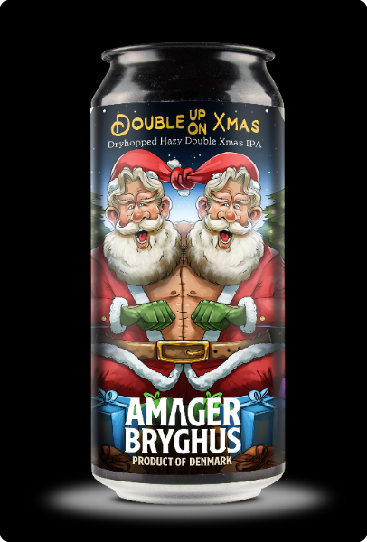 Double Up On Xmas - Amager Bryghus IPA - Imperial / Double New England / Hazy 440ml