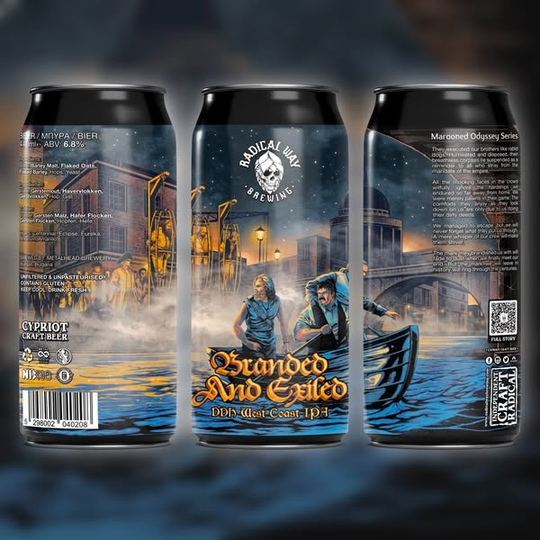 Branded And Exiled - Radical Way Brewing IPA - American 440ml