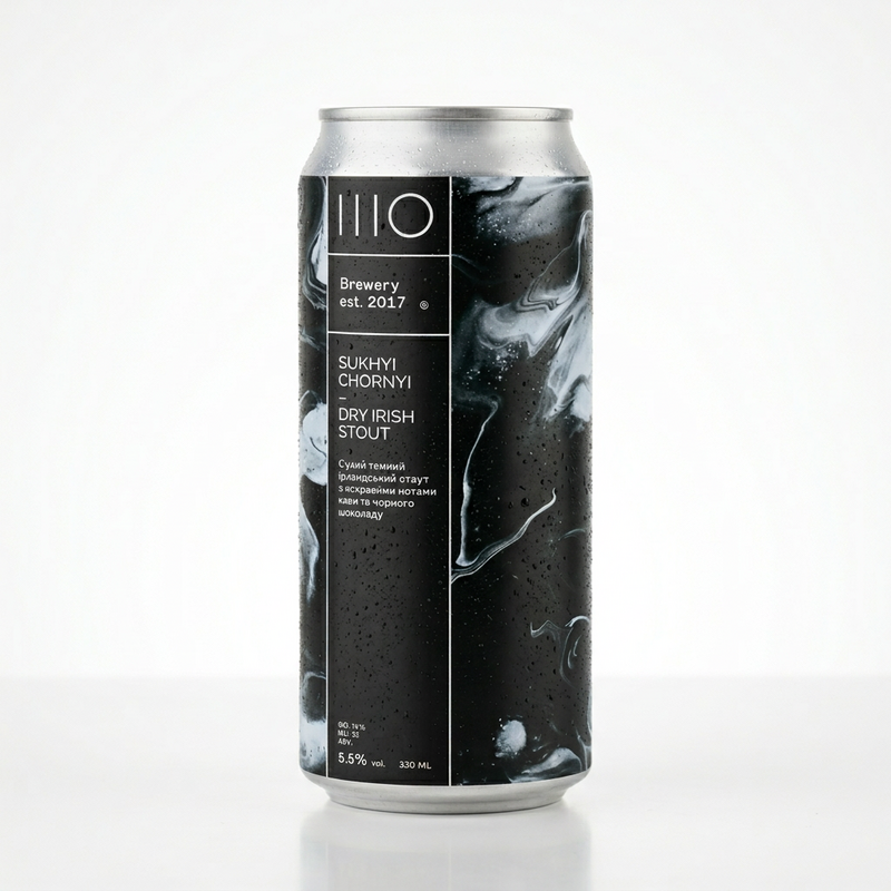Sukhyi Chronyi - SHO Brewery (IIIO) Stout - Irish Dry 330ml