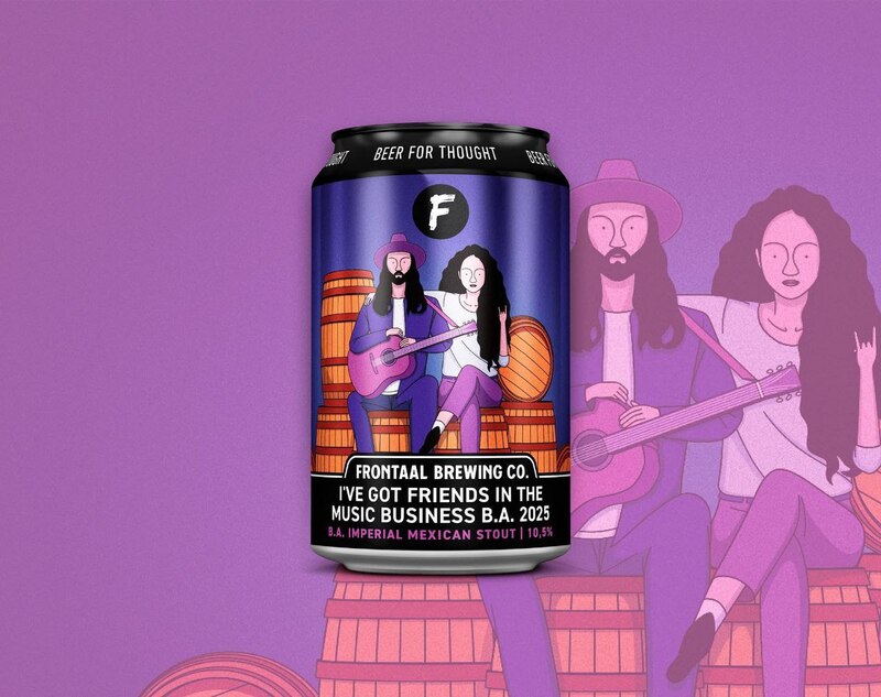 I've Got Friends In The Music Business B.A. 2025 - Frontaal Brewing Co. Stout - Imperial / Double 330ml