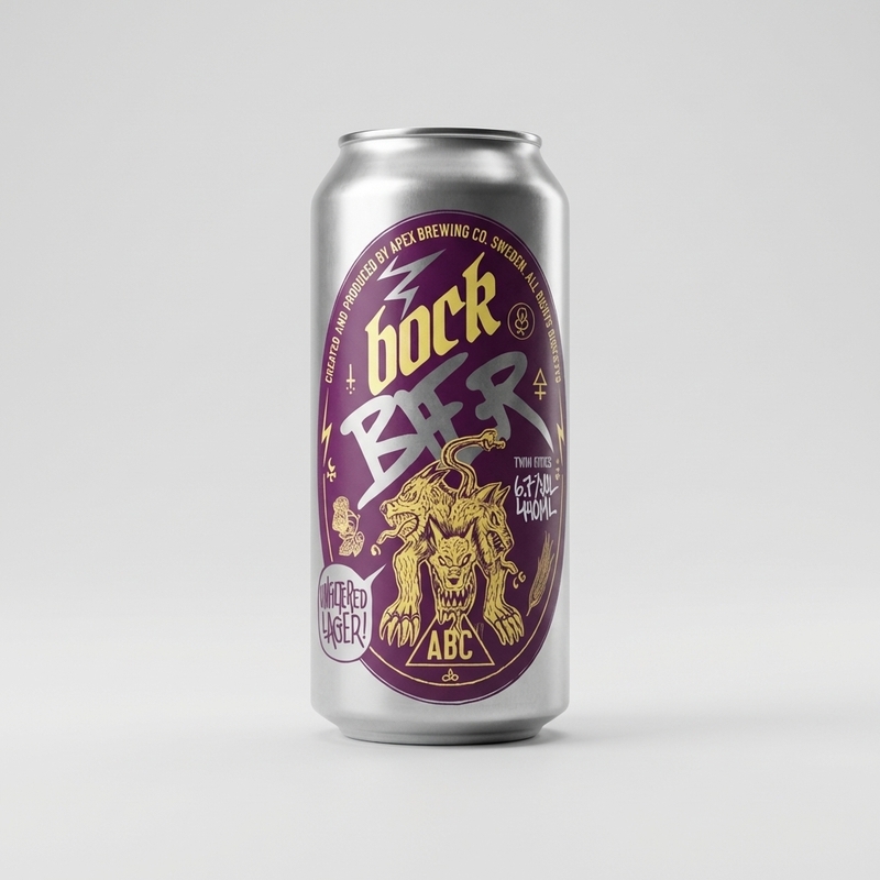 Twin Cities Bokbier - Apex Brewing Company Lager - Dark 440ml