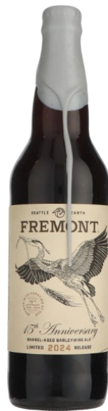 15th Anniversary – Barrel-Aged Barleywine Ale (2024) - Fremont Brewing Barleywine - English 650ml