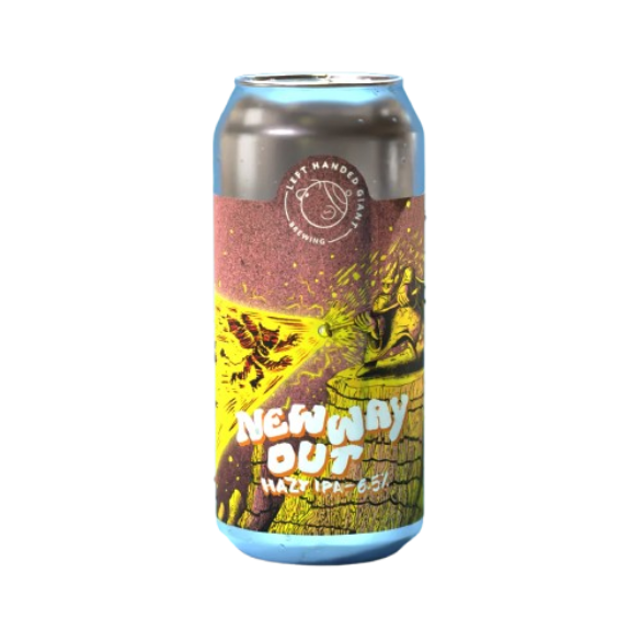 New Way Out - Left Handed Giant IPA - New England / Hazy 440ml