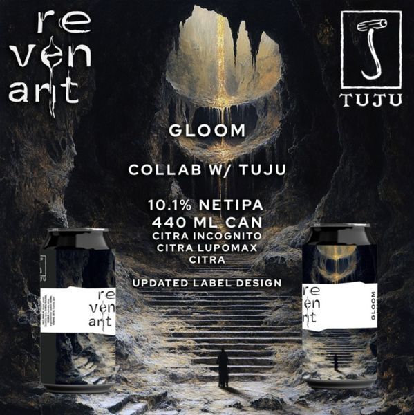 Gloom (Tuju collab) - Revenant Brewing Project IPA - Triple New England / Hazy 440ml