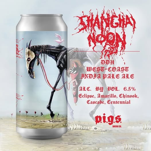 Shanghai Noon - P.i.g.s. Brew Co. IPA - American 440ml